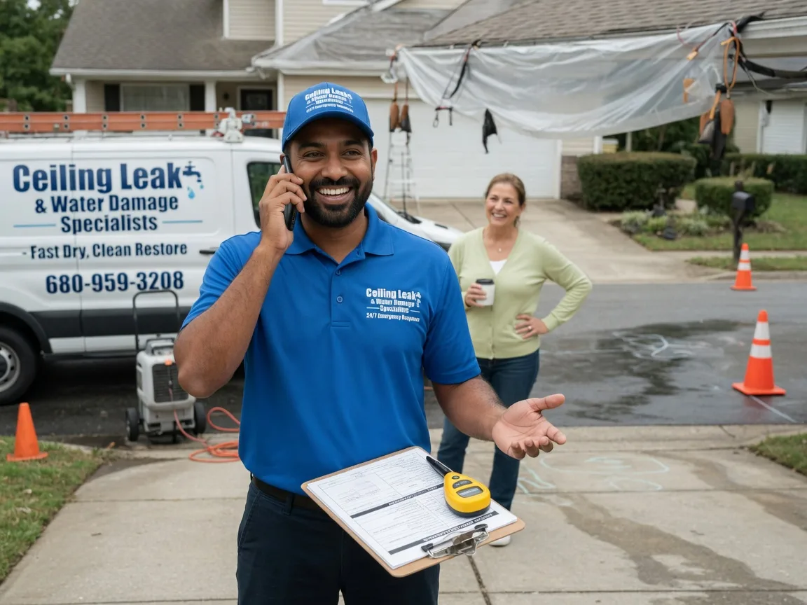 Ceiling Leak Cleanup Elysian Fields, TX FAQs